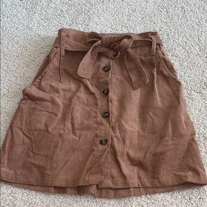 zaful paper bag skirt